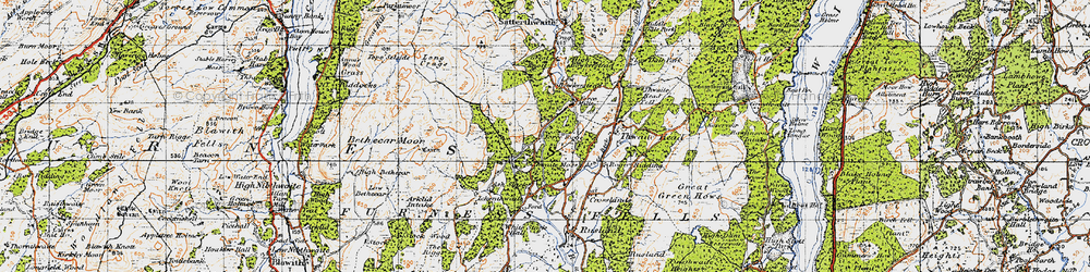 Old map of Force Forge in 1947