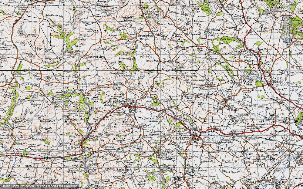 Old Map of Ford, 1946 in 1946