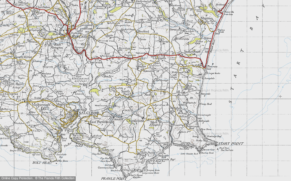 Old Map of Ford, 1946 in 1946