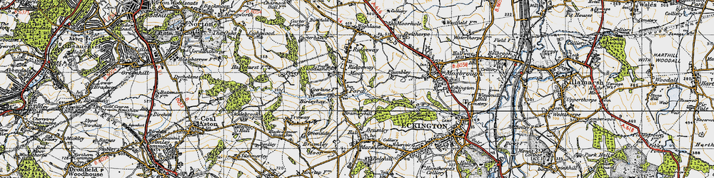 Old map of Ford in 1947