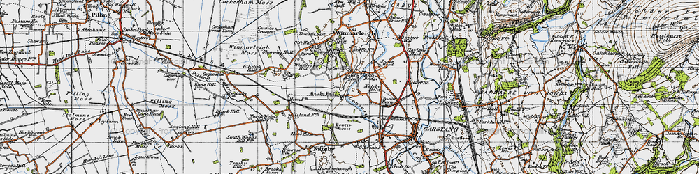 Old map of Bell's Br in 1947