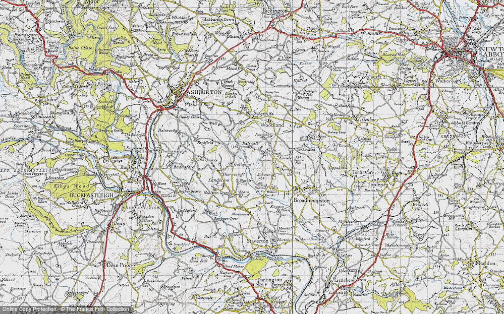 Old Map of Forder Green, 1946 in 1946