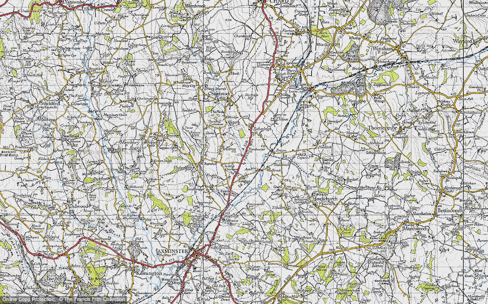 Old Map of Fordwater, 1945 in 1945