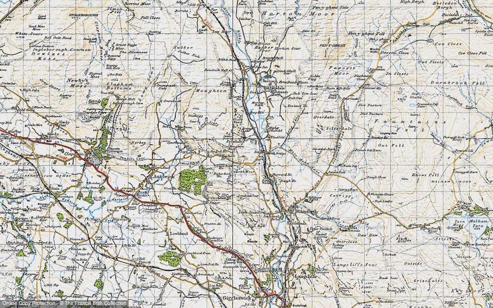 Old Map of Foredale, 1947 in 1947