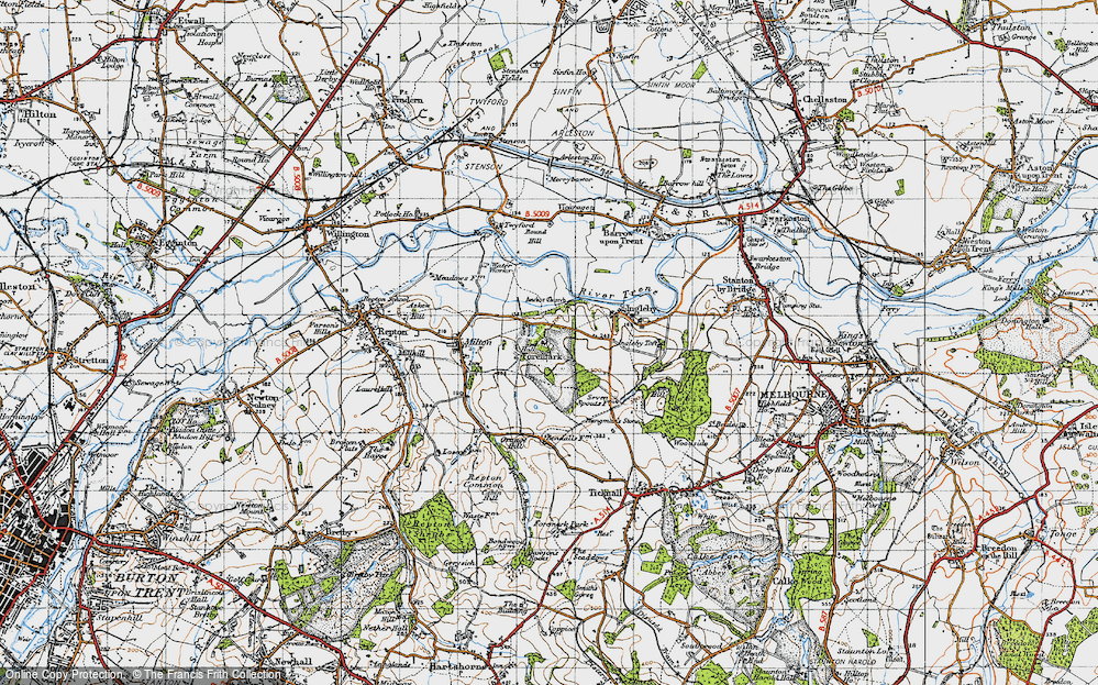 Old Map of Foremark, 1946 in 1946