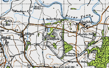 Old map of Foremark in 1946