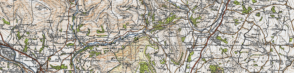 Old map of Forest Coal Pit in 1947
