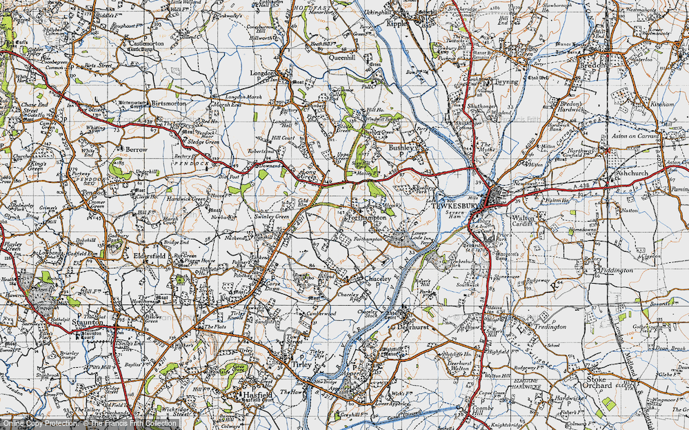 Old Map of Forthampton, 1947 in 1947