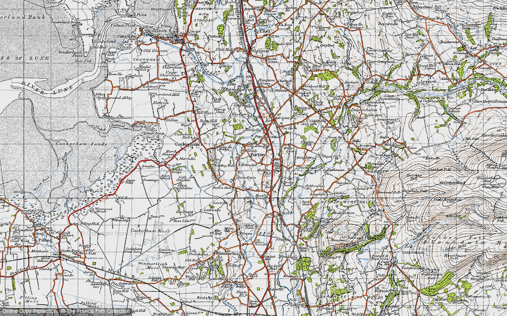 Old Map of Forton, 1947 in 1947