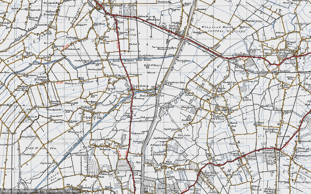 Old Map of Foul Anchor, 1946 in 1946