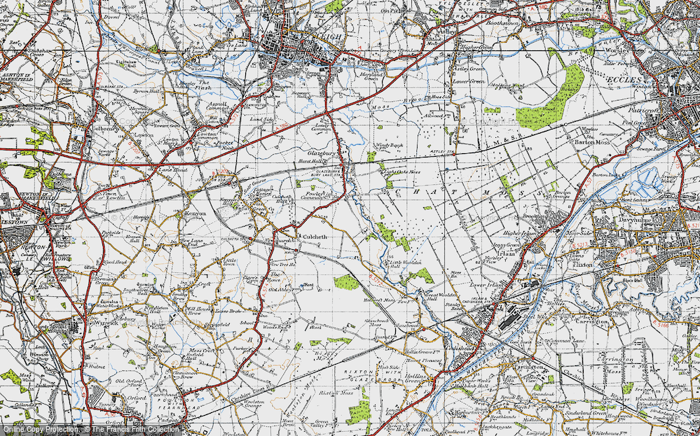 Old Map of Fowley Common, 1947 in 1947