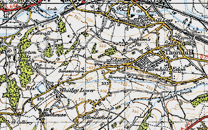 Old map of Fox Royd in 1947