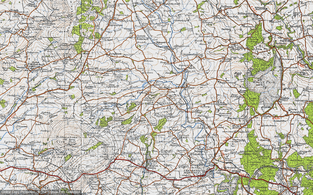 Old Map of Foxholes, The, 1947 in 1947