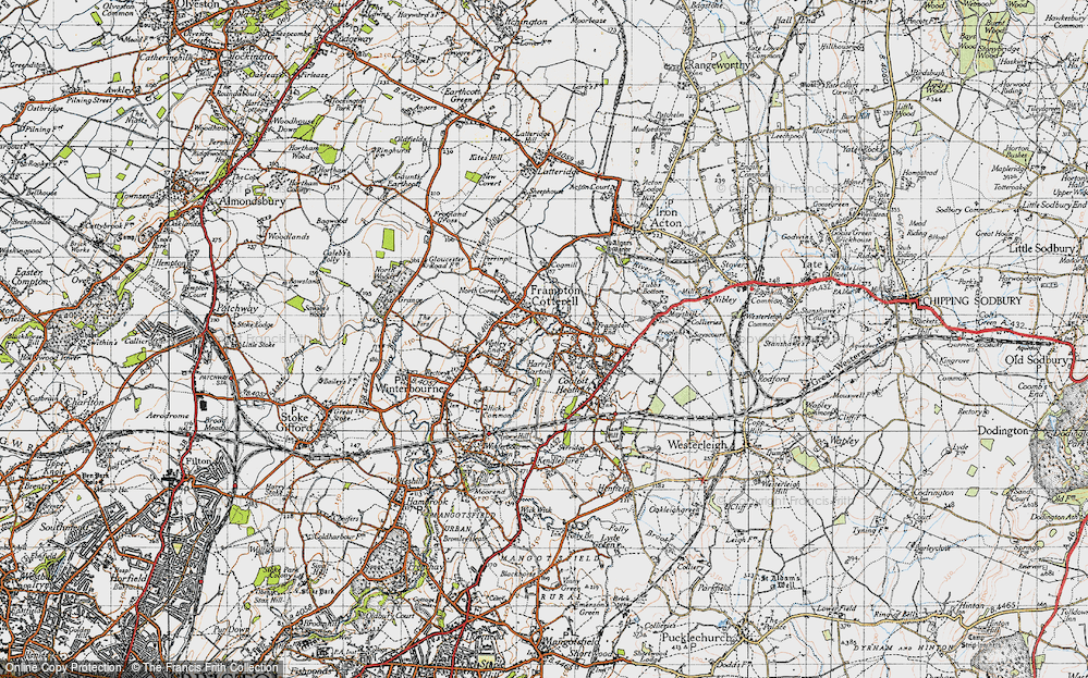 Old Map of Frampton Cotterell, 1946 in 1946