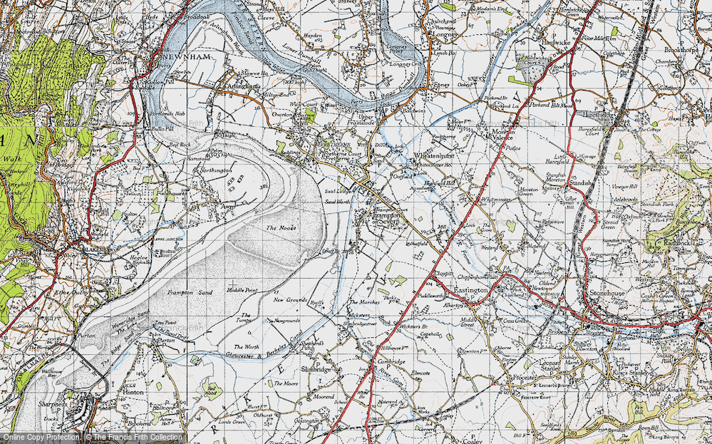 Old Map of Frampton On Severn, 1946 in 1946