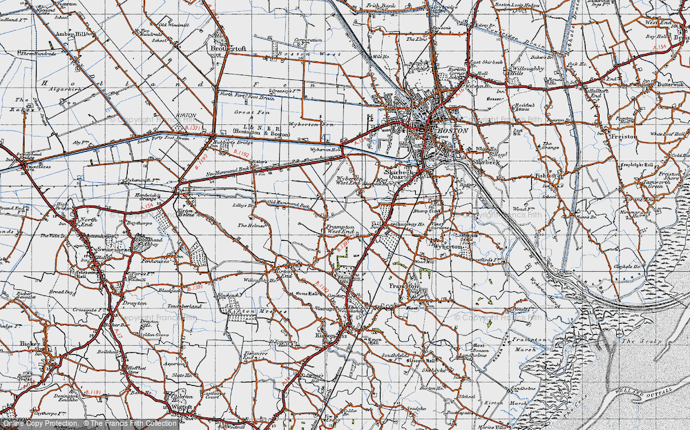 Old Map of Frampton West End, 1946 in 1946