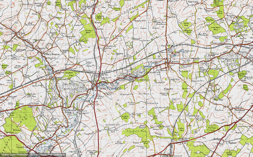 Old Map of Freefolk, 1945 in 1945