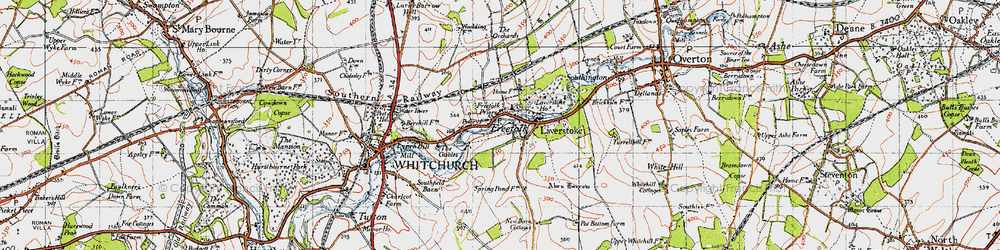 Old map of Freefolk in 1945
