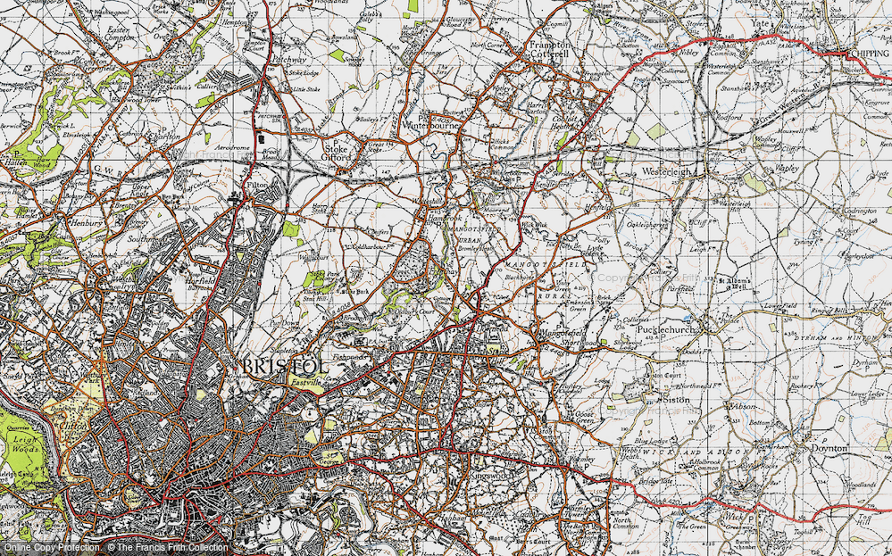 Old Map of Frenchay, 1946 in 1946