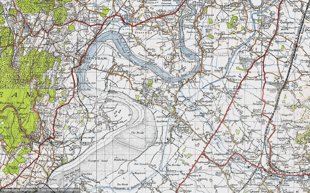 Old Map of Fretherne, 1946 in 1946