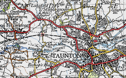 Old map of Frieze Hill in 1946