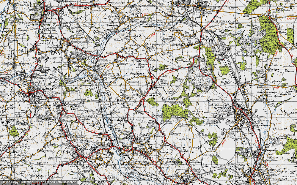 Old Map of Friezeland, 1946 in 1946
