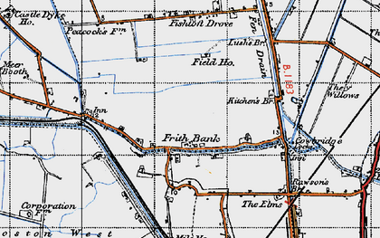 Old map of Frith Bank in 1946