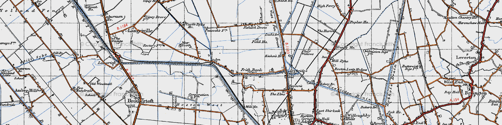Old map of Frith Bank in 1946