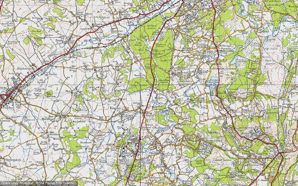 Old Map of Frithend, 1940 in 1940