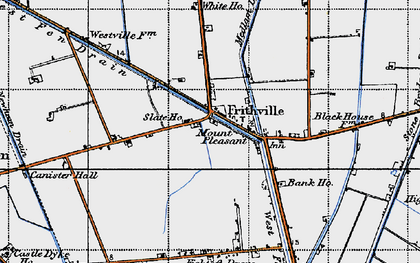 Old map of Frithville in 1946