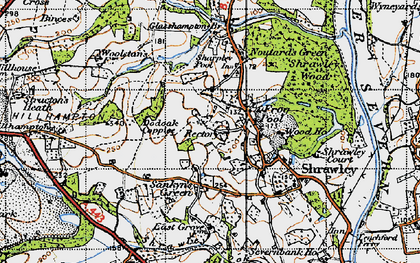 Old map of Frog Pool in 1947