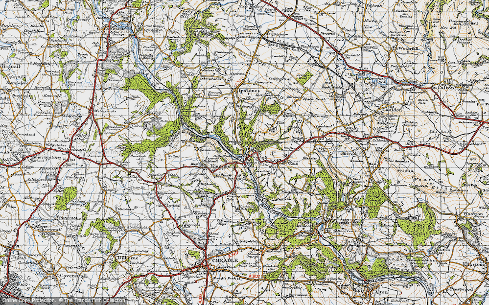 Old Map of Froghall, 1946 in 1946