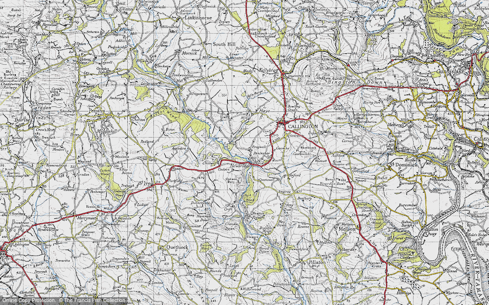 Old Map of Frogwell, 1946 in 1946