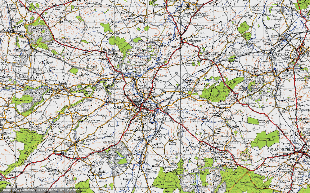 Old Map of Fromefield, 1946 in 1946