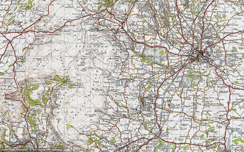 Old Map of Fron-dêg, 1947 in 1947