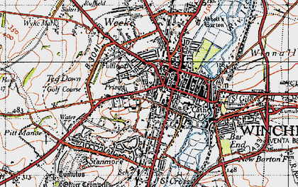 Old map of Fulflood in 1945