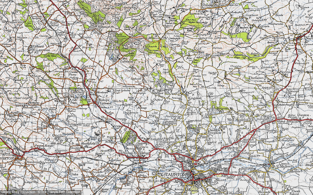 Old Map of Fulford, 1946 in 1946