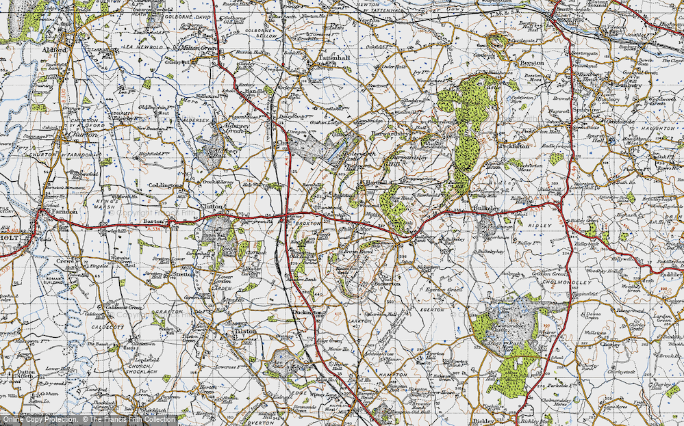 Old Map of Fullers Moor, 1947 in 1947