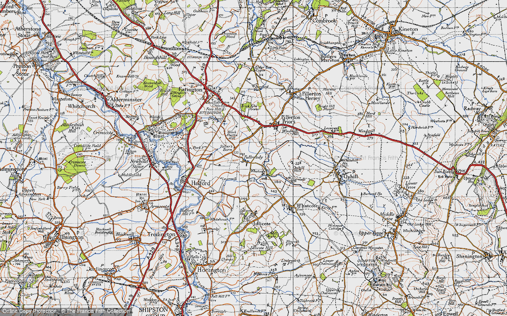 Old Map of Fulready, 1946 in 1946