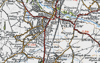 Old map of Fulshaw Park in 1947