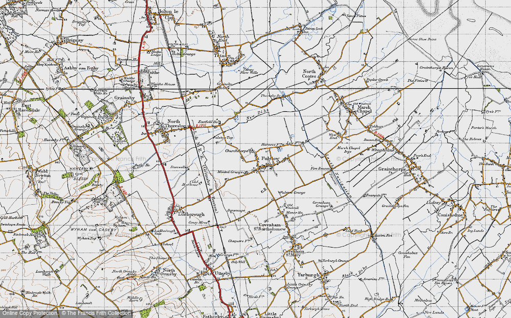 Old Map of Fulstow, 1946 in 1946