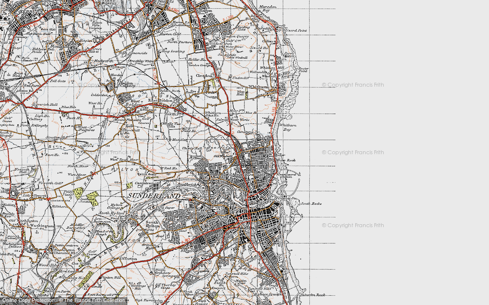 Old Map of Fulwell, 1947 in 1947
