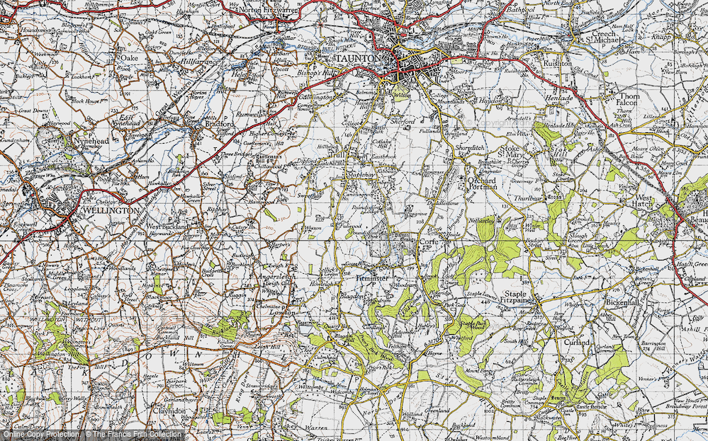 Old Map of Fulwood, 1946 in 1946