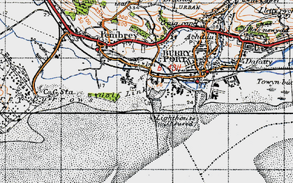 Old map of Furnace in 1946