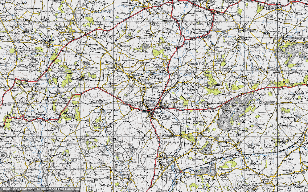 Old Map of Furnham, 1945 in 1945