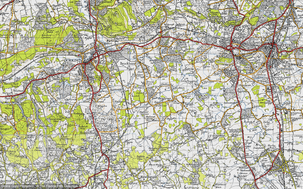 Old Map of Gadbrook, 1940 in 1940