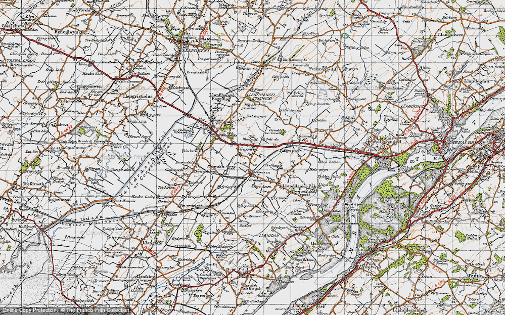 Old Map of Gaerwen, 1947 in 1947