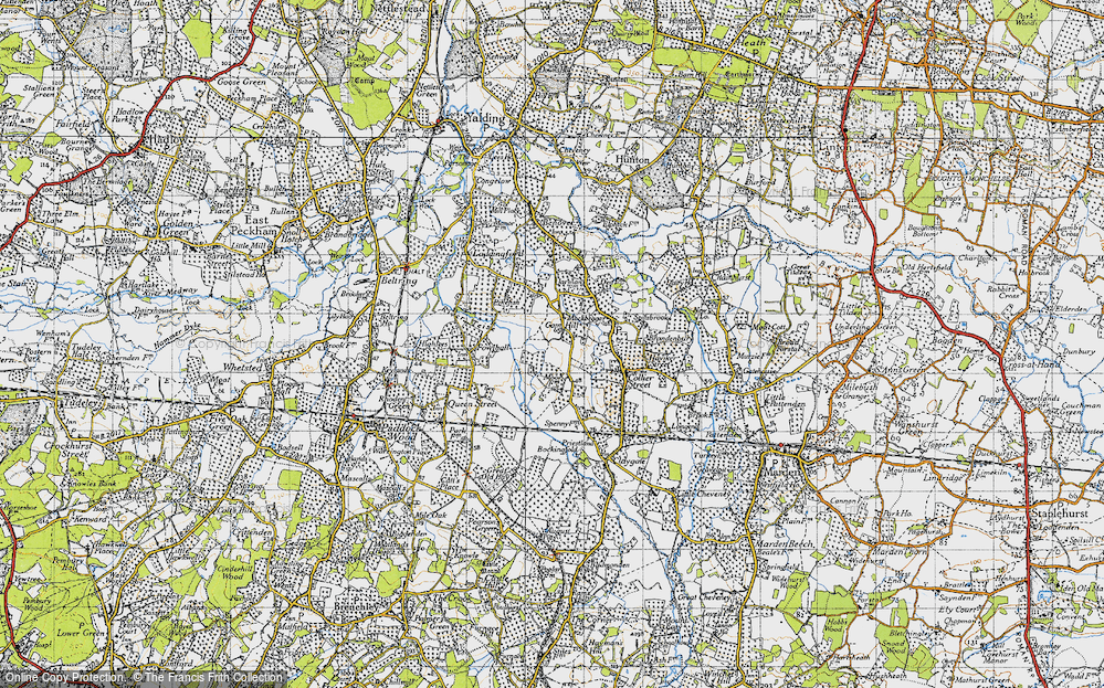 Old Map of Gain Hill, 1940 in 1940