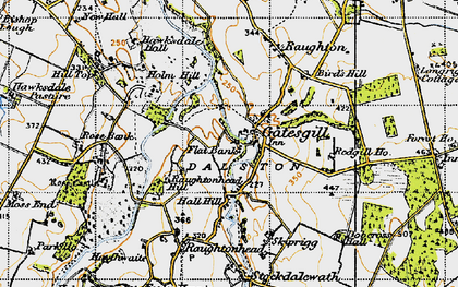 Old map of Gaitsgill in 1947