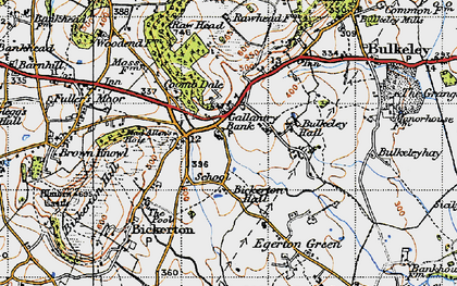 Old map of Gallantry Bank in 1947